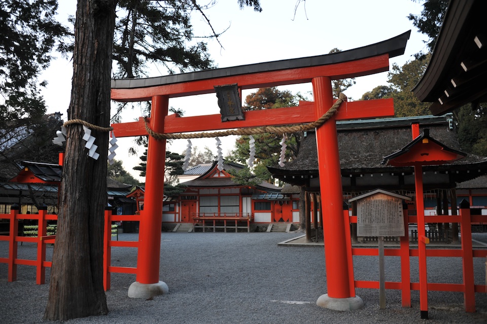 One of the gates to Yoshida Jinja