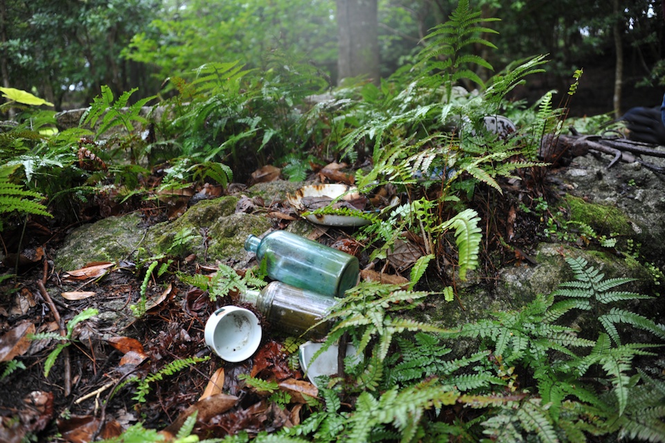 These items are not rubbish and are part of the sites heritage