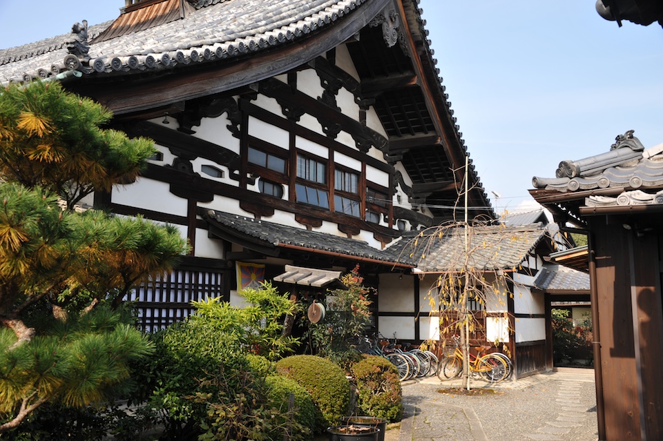 One of the temple buildings